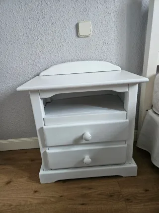 Dormitorio juvenil blanco madera