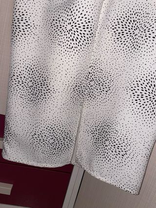 Vestido blanco y negro Bautizo Boda Comunion