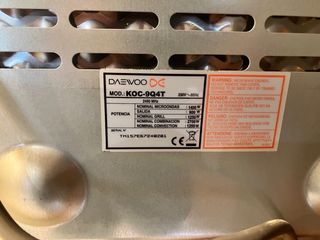 Microondas Daewoo KOC-9Q4T