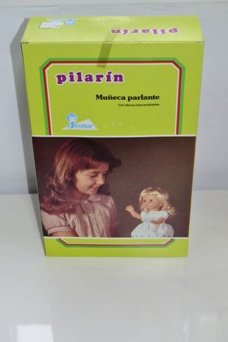 Muñeca Pilarín Jesmar, años 70 - en caja.