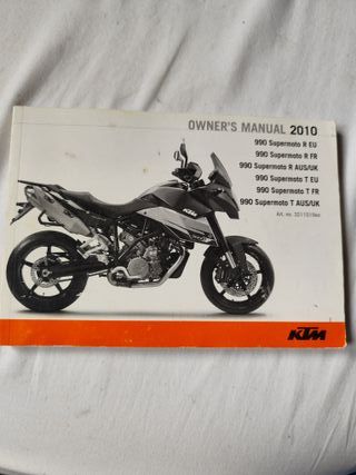 Manual KTM 990 Supermoto SMT Inglés