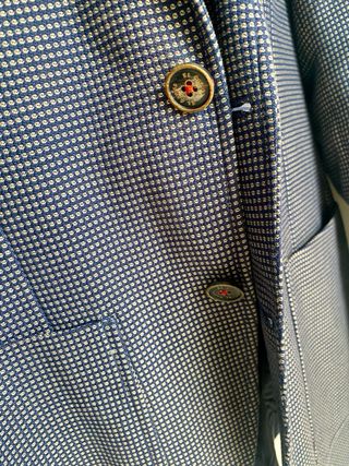 Americana El Ganso azul marino