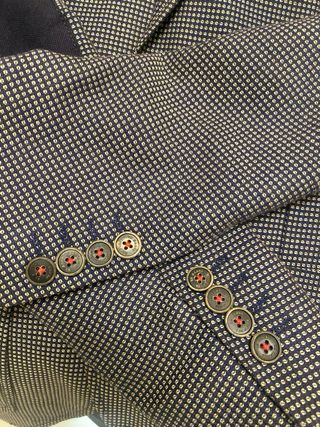 Americana El Ganso azul marino