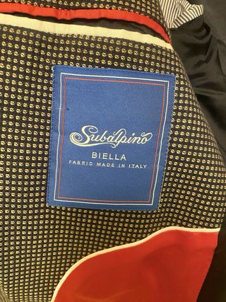 Americana El Ganso azul marino