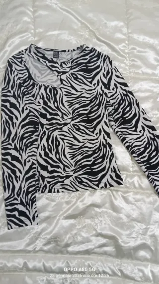 Maglia donna zebrata,M/L.