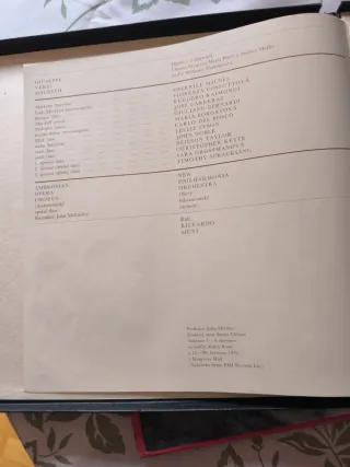 Verdi: ópera Macbeth, LPs