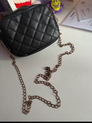 Borsa donna in denim con frange