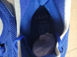 Zapatillas Curry Azul y Blanco