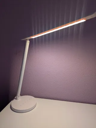 Escritorio y Flexo (silla no incluida)