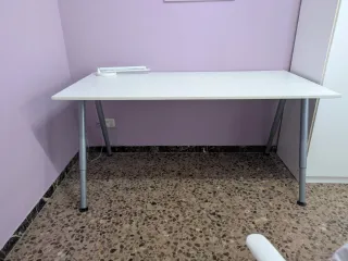 Escritorio y Flexo (silla no incluida)