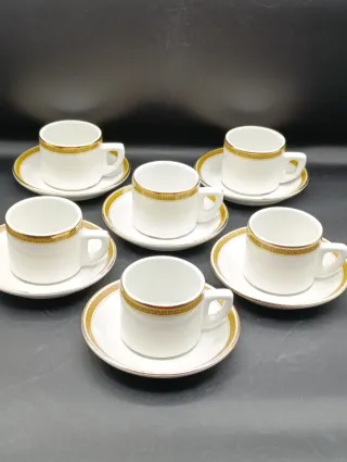 Set 6 Tazas Café Porcelana Churchill