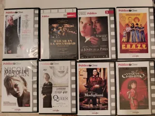 Lote 8 películas en dvd.