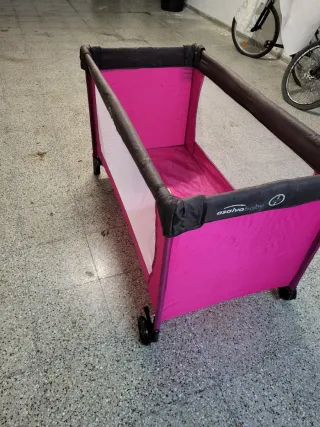 Cuna de viaje Asalvo Baby rosa