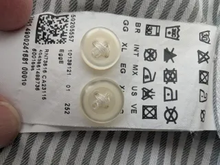 Camisa Hugo Boss rayas blanca y verde