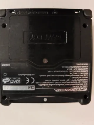 Consola Nintendo Game Boy Advance SP Negra