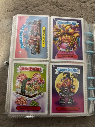 Lote 40 Cartas Garbage Pail Kids 1986 ORIGINALES