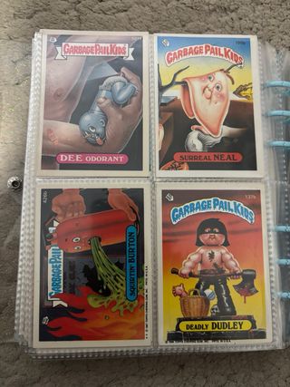 Lote 40 Cartas Garbage Pail Kids 1986 ORIGINALES