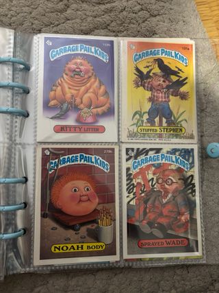 Lote 40 Cartas Garbage Pail Kids 1986 ORIGINALES