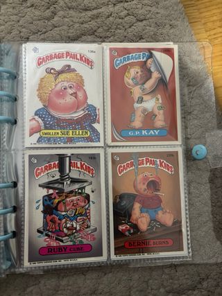 Lote 40 Cartas Garbage Pail Kids 1986 ORIGINALES