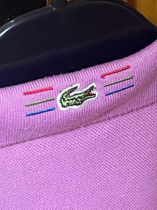 Polo LACOSTE Rosa OFERTA