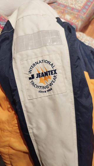 Parka Náutica/Esquí Jeantex Azul y Amarillo