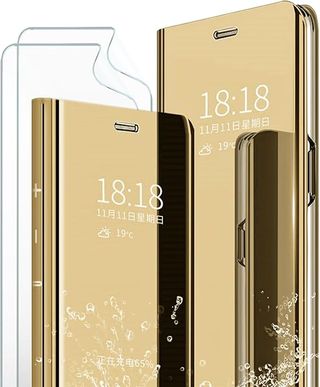 Custodia Huawei Mate 20 Pro + Cristallo Dorato