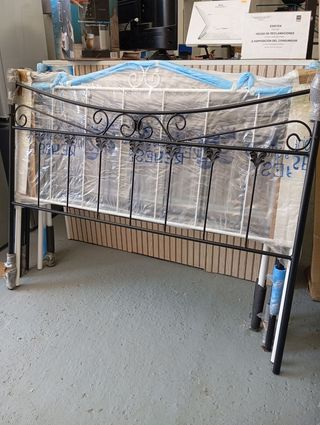 Cabecero forja negro 150cm