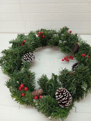 Corona de navidad para puerta 50 cm