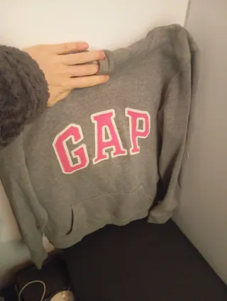 Sudadera Gap Gris y Rosa