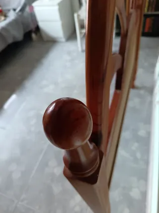 Cabecero y pie de cama de madera