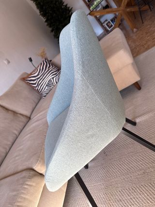 Juego de 2 sillas de comedor grises