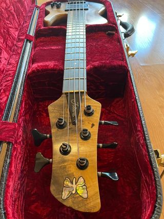 Bajo Fodera MG 5 Elite Buckeye Burl