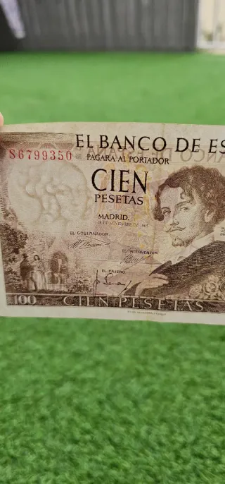 Billete 100 Pesetas Banco de España