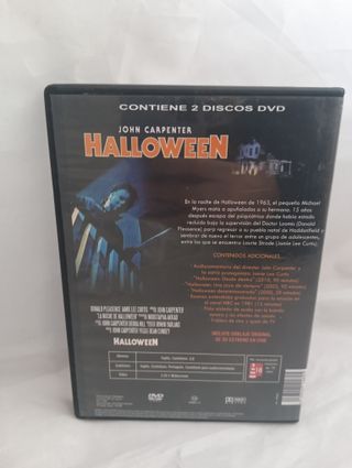 DVD 2 discos Halloween Edición Coleccionista