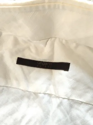 Camisa de vestir blanca hombre