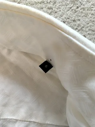 Camisa de vestir blanca hombre