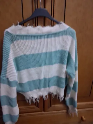 Jersey corto rayas chica talla única