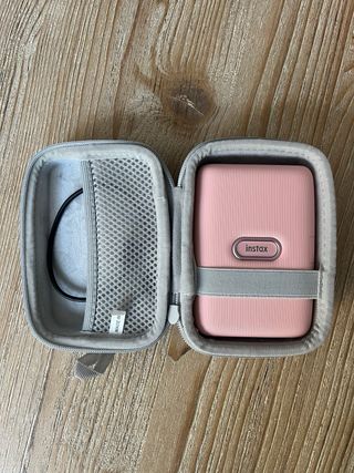 Instax mini Link Fujifilm Rosa + Funda