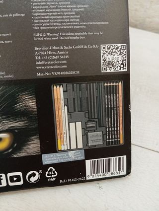 Kit de dibujo cretacolor Wolf Box