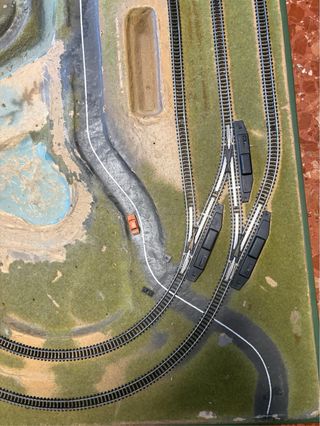 Maqueta tren escala N