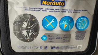Cadenas de nieve, cómo nuevas, marca Norauto.