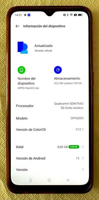 Móvil OPPO Find X2 Lite 5G 128GB - 8GB RAM