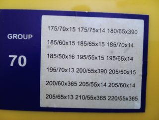 Cadenas para nieve Grupo 70