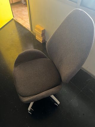 Regalo Silla de escritorio gris y blanca