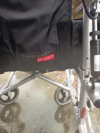 Silla de ruedas de aluminio