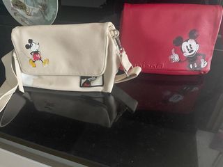 Bolso Desigual Mickey Mouse Beige y Rojo( 2 bolsos