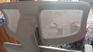 Silla Oficina Ikea Gris/Blanco