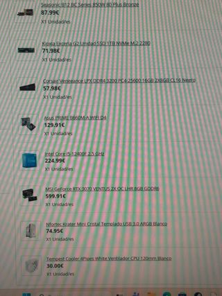 PC Gaming sobremesa para jugar a todo con rtx 3070