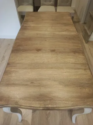 Mesa de comedor Borgia Conti madera extensible