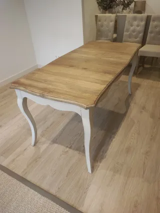 Mesa de comedor Borgia Conti madera extensible